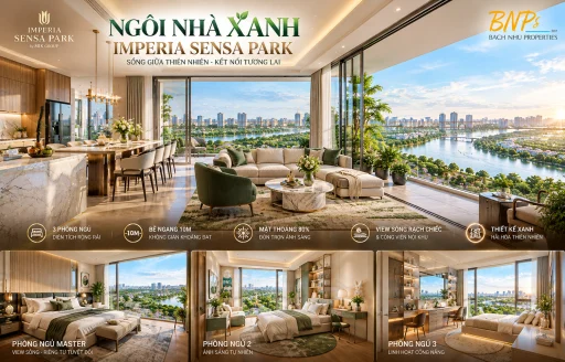 Trải Nghiệm "Ngôi Nhà Xanh Imperia Sensa Park" Cùng Không Khí Trong Lành Giữa Lòng Khu Đông