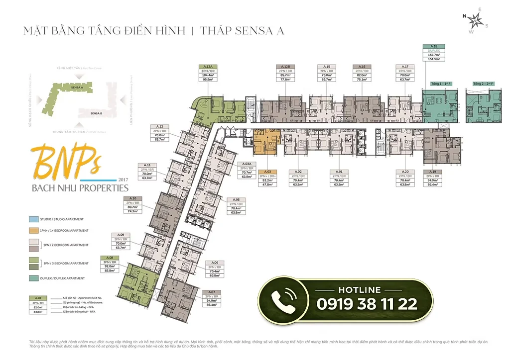 Phân Tích Mặt Bằng Imperia Sensa Park – Từ Quy Hoạch Tổng Thể Đến Tòa Sensa A - Bách Như Properties - BNP's